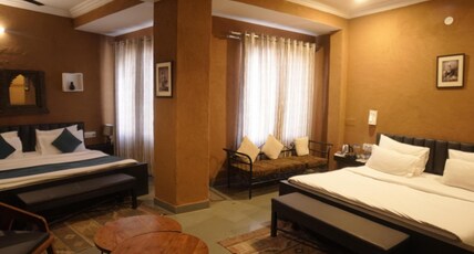 Banjara Heritage | Rooftop Restaurant at Lake Pichola | Room Type - Family Suite Room