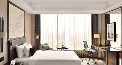 JW Marriott Hotel Kolkata Room Type - Executive Twin Guest Room with Executive Lounge Access and One Way Airport Transfer JW Marriott Hotel Kolkata Room Type - Executive Twin Guest Room with Executive Lounge Access and One Way Airport Transfer