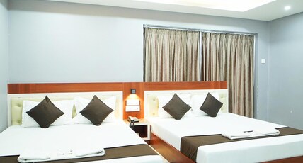 HOTEL MARINE BLUE Room Type - SUPER DELUXE FOUR BED ROOM (WITH BALCONY)