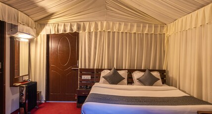 Samskara & Samsara Room Type - Glamping room with private outdoor deck Samskara & Samsara Room Type - Glamping room with private outdoor deck