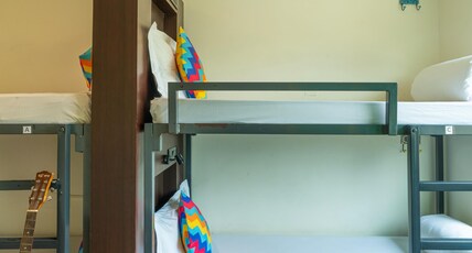 goSTOPS Delhi - Private Rooms & Dorms Room Type - Bed in 4 Bed Mixed AC Dormitory Room with Ensuite Bathroom - UPPER BED goSTOPS Delhi - Private Rooms & Dorms Room Type - Bed in 4 Bed Mixed AC Dormitory Room with Ensuite Bathroom - UPPER BED