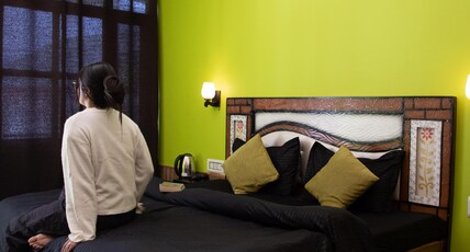 Trippy Turtle Hostel, Manali | Rooms And Dorm Room Type - Deluxe Room with Mountain  View