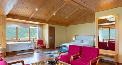 Snow Flakes Resort And Spa Centrally Heated Luxury Resort Room Type - Imperial Jacuzzi Suites (with Private Balcony) Snow Flakes Resort And Spa Centrally Heated Luxury Resort Room Type - Imperial Jacuzzi Suites (with Private Balcony)