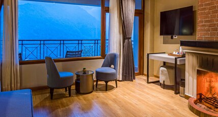 Udaan Alpine Resort, Gangtok Room Type - Luxury View Room with Balcony and Fireplace Udaan Alpine Resort, Gangtok Room Type - Luxury View Room with Balcony and Fireplace