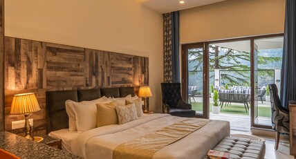 Perfectstayz Premium Seven Oaks Room Type - Super Deluxe room with shared balcony and Hill view | Garden Facing Perfectstayz Premium Seven Oaks Room Type - Super Deluxe room with shared balcony and Hill view | Garden Facing
