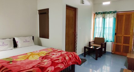 Purple Munnar Room Type - DELUXE ROOM ( Tea estate view)