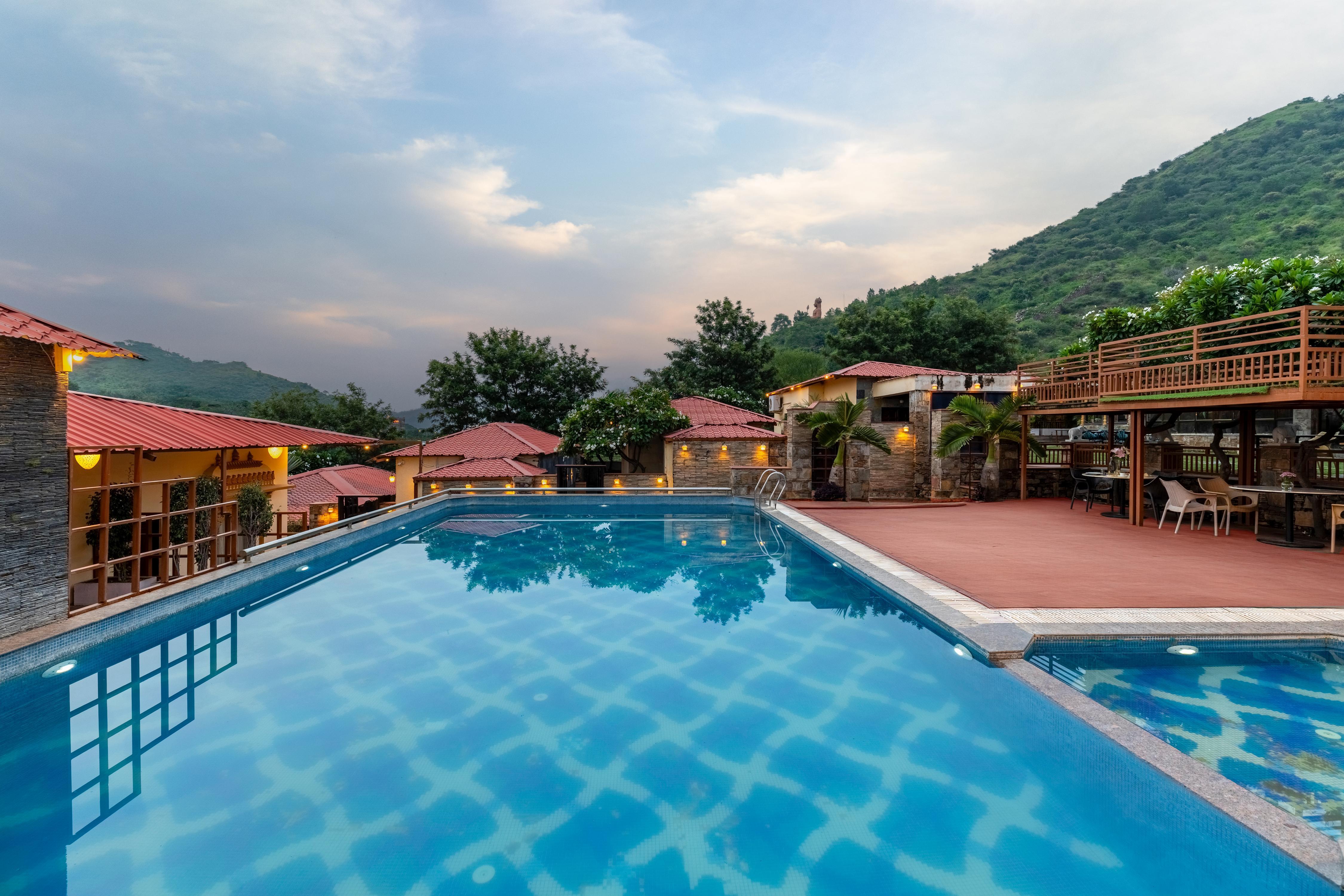 Vijaygarh Resort & Cottages with Private Pool - Tap to explore photos