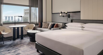 Hilton Singapore Orchard Room Type - KING MARINA BAY VIEW ROOM