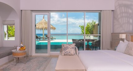 Malahini Kuda Bandos Maldives Room Type - Sunrise Beach Pool Villa with Bathtub and Jacuzzi Malahini Kuda Bandos Maldives Room Type - Sunrise Beach Pool Villa with Bathtub and Jacuzzi