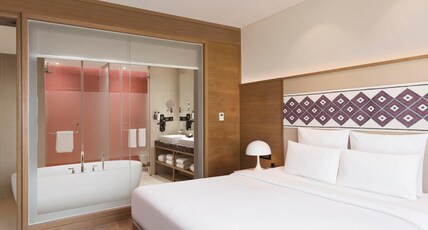 Novotel Guwahati GS Road Room Type - Superior Suite with Bathtub and Complimentary Cocktail Hours: 6 PM-8 PM Novotel Guwahati GS Road Room Type - Superior Suite with Bathtub and Complimentary Cocktail Hours: 6 PM-8 PM