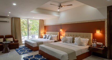 Perfectstayz Premium Goa Continental, Baga Room Type - Family Suite 2 double Beds and 2 balconies Perfectstayz Premium Goa Continental, Baga Room Type - Family Suite 2 double Beds and 2 balconies