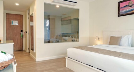 HULA HULA RESORT l  truly tropical and fun wellness Room Type - Deluxe Sea Town View