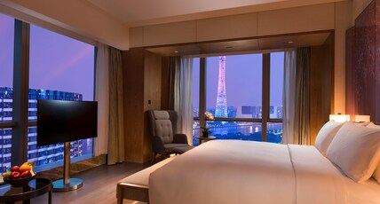 Conrad Guangzhou Room Type - KING EXEC SUITE RIVER VW