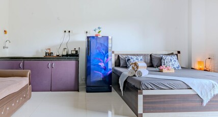 Nilaya Nest Away. Room Type - Super Deluxe Room with Balcony (04Pax)