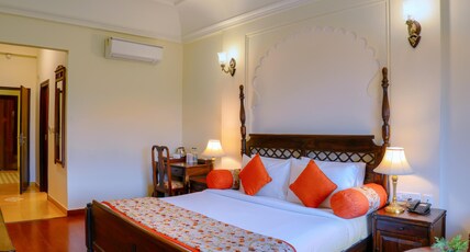 WelcomHeritage Ranthambore Mount Valley Resort Room Type - Club Room with Jharokha WelcomHeritage Ranthambore Mount Valley Resort Room Type - Club Room with Jharokha