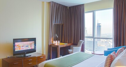 Ramada Downtown Dubai Room Type - 1 Bedroom, King, Burj Khalifa Fountain View, Smoking Ramada Downtown Dubai Room Type - 1 Bedroom, King, Burj Khalifa Fountain View, Smoking