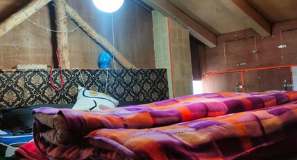 Bros Hostel & Yaara Cafe | Old Manali | Dorms & Private Rooms Room Type - Tiny House With Private Balcony and Mountain View