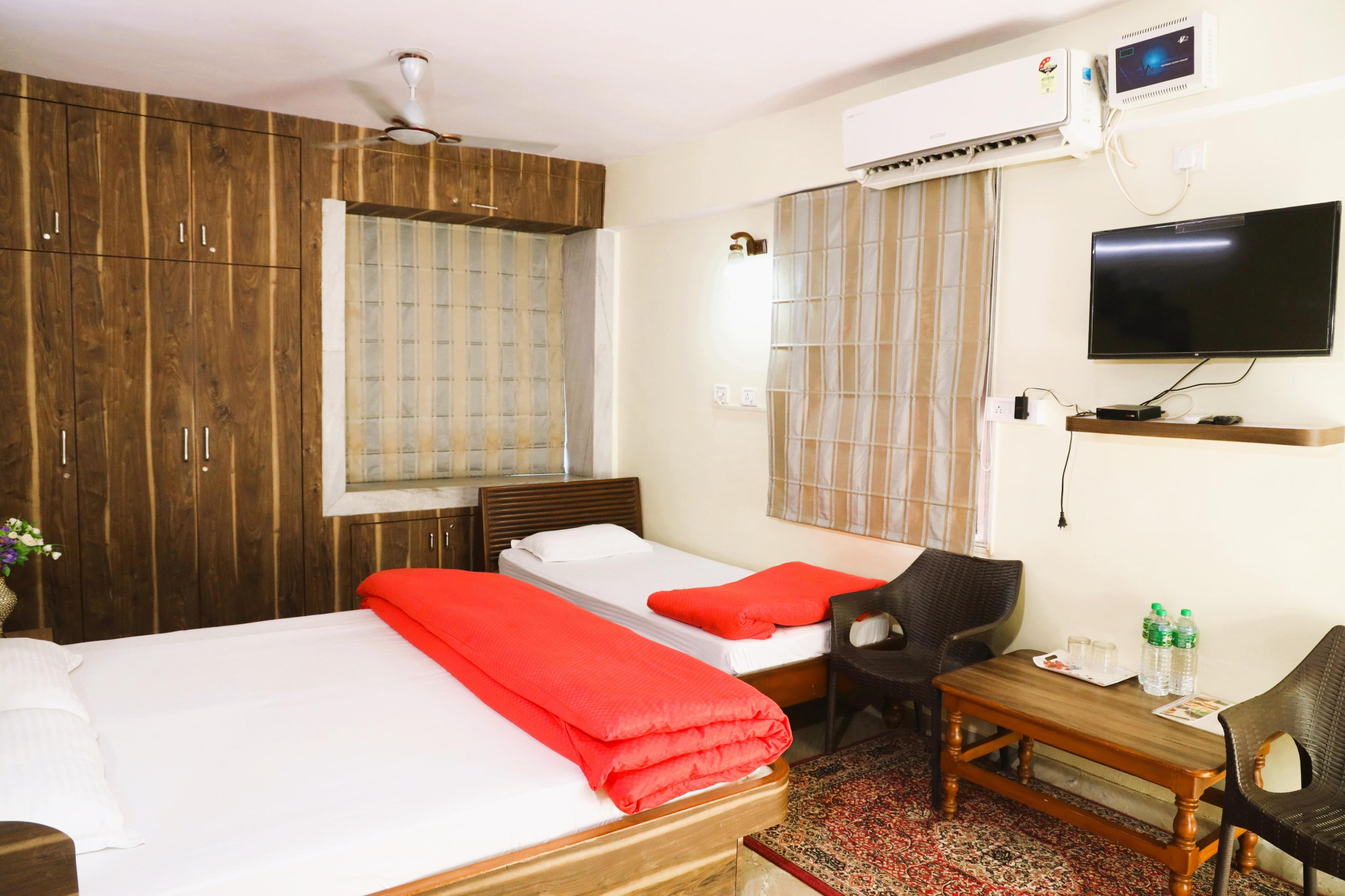 The Sikarias Room Type - Deluxe AC Triple-Bed Room with Attached Bathroom
