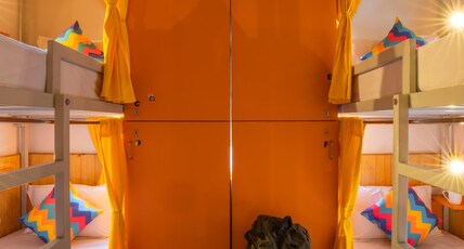 goSTOPS Kasol Room Type - Bed in 12 Bed Mixed Dormitory Room with Ensuite Bathroom