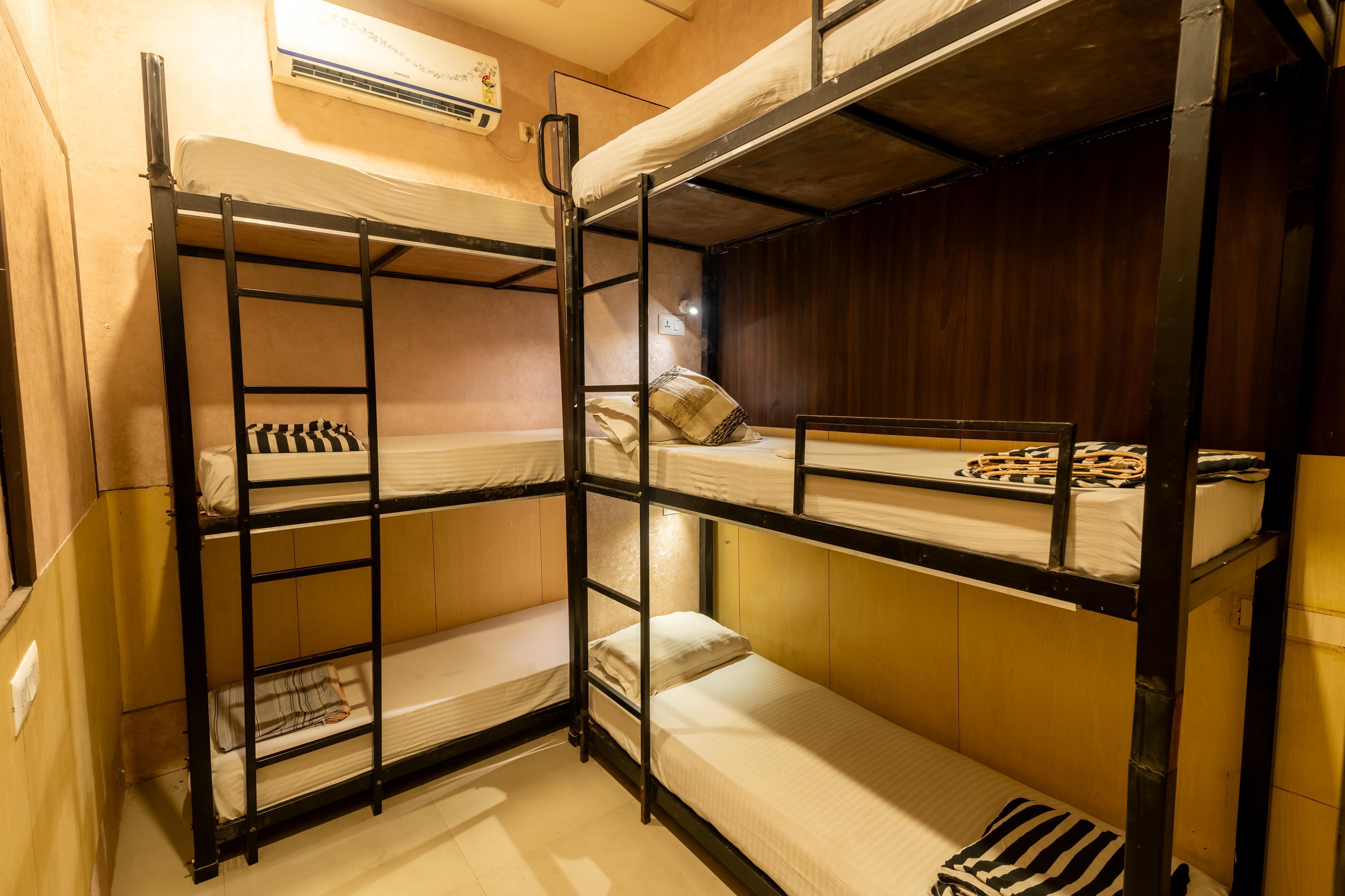 Social Safari Hostel | Rooms & Dorms Room Type - Mixed Dorm | 1 Bed in 6-Bunk Bed AC Dorm | Shared Bathroom