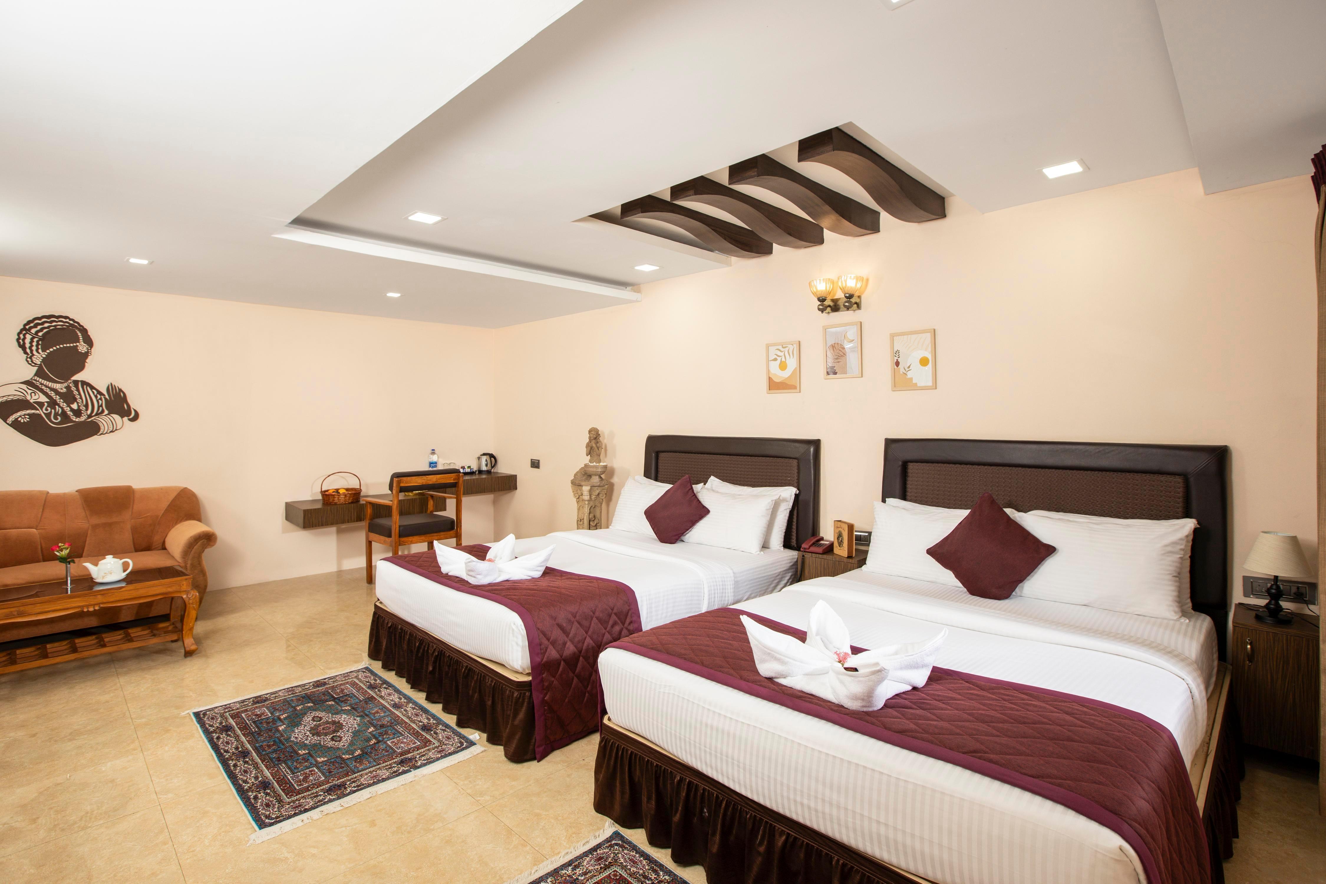Athena Hotel Room Type - QUEEN SUITE - BALCONY WITH MOUNT VIEW