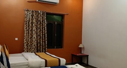 Hotel Mewad Haveli Pushkar Room Type - Family Room With Garden View 1 Double 2 Single Bedroom.