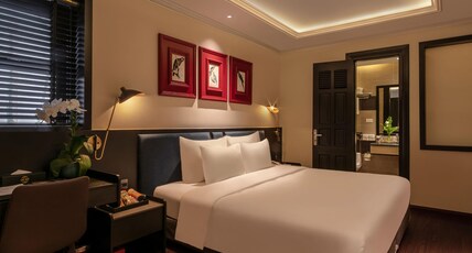 Champton Hanoi Hotel Room Type - Executive Twin - Window - Neighbor View Champton Hanoi Hotel Room Type - Executive Twin - Window - Neighbor View
