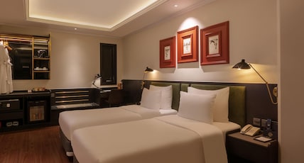 Champton Hanoi Hotel Room Type - DELUXE TWIN, Bathtub - Internal Window with No view Champton Hanoi Hotel Room Type - DELUXE TWIN, Bathtub - Internal Window with No view
