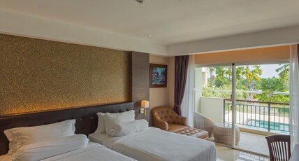 Sthala, a Tribute Portfolio Hotel, Ubud Bali Room Type - Guest room, 2 Twin, Pool view, Balcony Sthala, a Tribute Portfolio Hotel, Ubud Bali Room Type - Guest room, 2 Twin, Pool view, Balcony