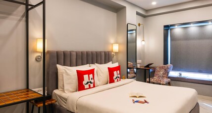 Moustache Jaipur | Hostel & Rooftop Bar Room Type - Deluxe Double Room