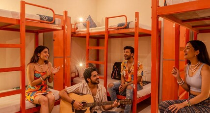 Zostel Jaipur (Hawa Mahal) Room Type - Mixed Dorm | 1 Bed in 6-Bunk Bed AC Dorm | Shared Attached Bathroom Zostel Jaipur (Hawa Mahal) Room Type - Mixed Dorm | 1 Bed in 6-Bunk Bed AC Dorm | Shared Attached Bathroom