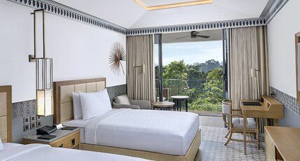 DoubleTree by Hilton Goa - Panaji Room Type - Twin Deluxe Room Forest View with Balcony DoubleTree by Hilton Goa - Panaji Room Type - Twin Deluxe Room Forest View with Balcony