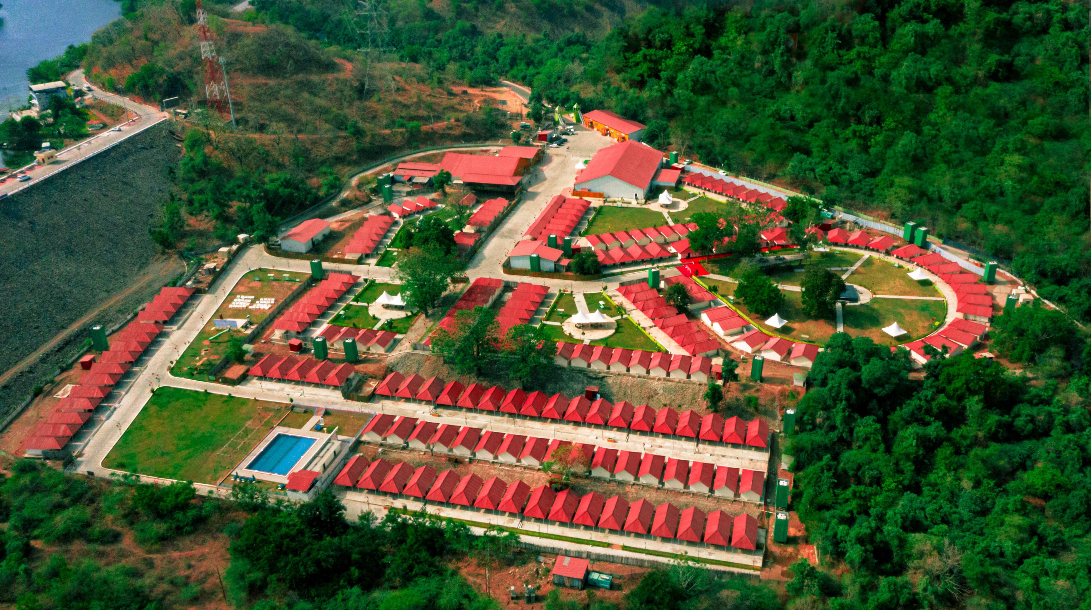 Praveg Tent City Narmada, Statue of Unity