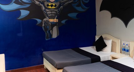 Joey's Hostel Agra | Dorms & Private Rooms Room Type - AC Deluxe Twin Room with Attached Washroom