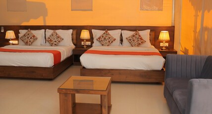 Veer Garh Farms Room Type - Luxury Family Suite AC Cottage