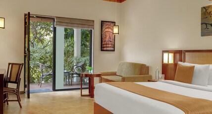 The Fern Sattva Resort Polo Forest, Series by Marriott Room Type - Winter Green Cottage, 1 King Bed The Fern Sattva Resort Polo Forest, Series by Marriott Room Type - Winter Green Cottage, 1 King Bed
