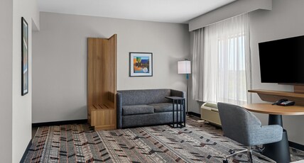 Hampton Inn & Suites by Hilton Pauls Valley Room Type - 1KN STDO MIC FRIDG WTBR NS
