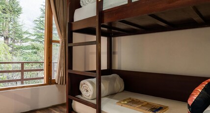 Alt Life - Manali | Rooms & Dorms Room Type - Mixed Dorm | 1 Bed in 6-Bunk Bed | Shared Attached Bathroom