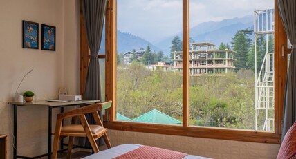 Alt Life - Manali | Rooms & Dorms Room Type - Deluxe Room with Mountain View