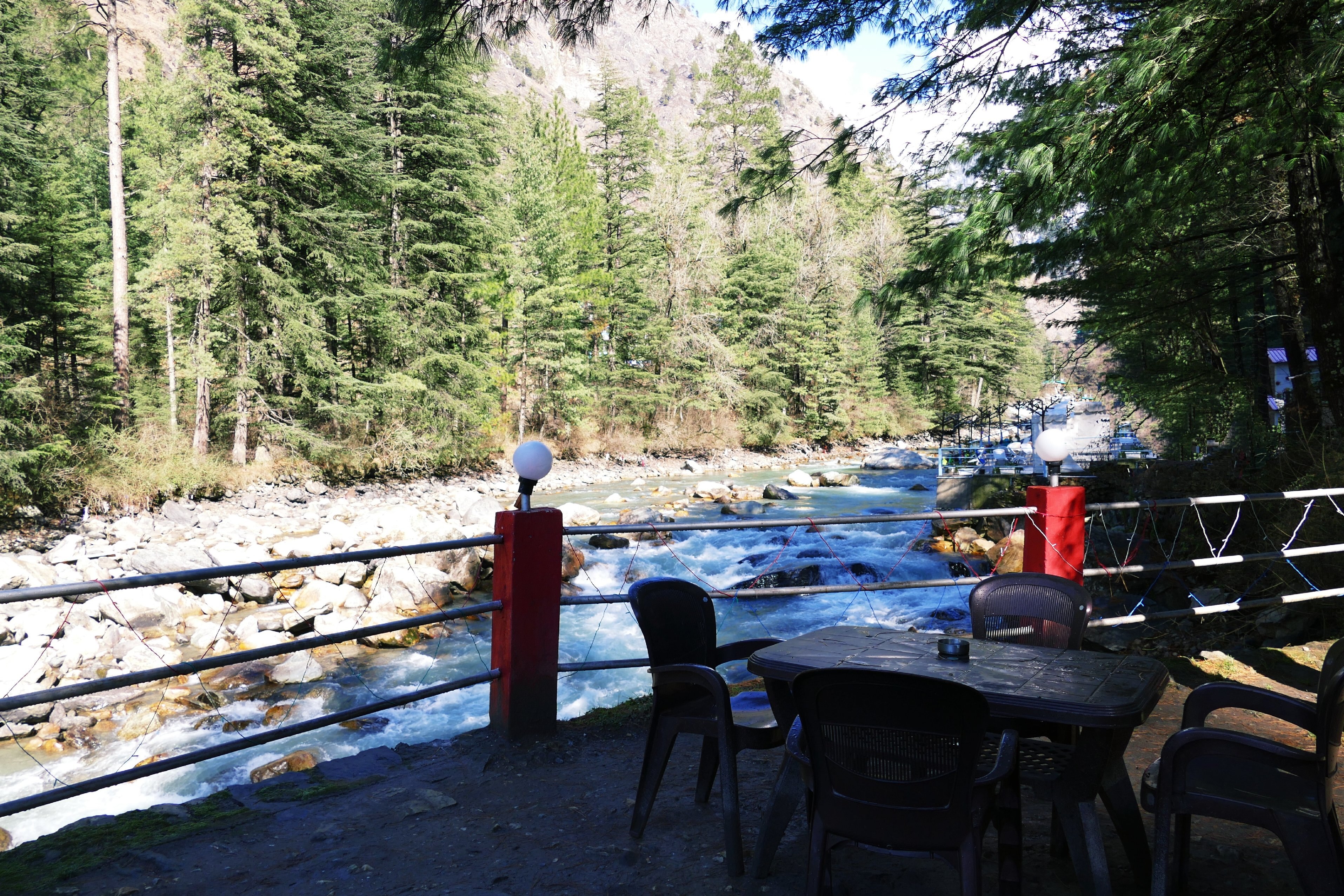 Himalayan river site camp kasol - Tap to explore photos