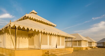 Bhavya Resort - Luxury Boutique Desert Camp Room Type - Maharaja Amaan Luxury Suite