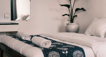 This is it Stays - Seaview Huts and Beach View Rooms  Room Type - Queen Room with Balcony and Sea View with AC