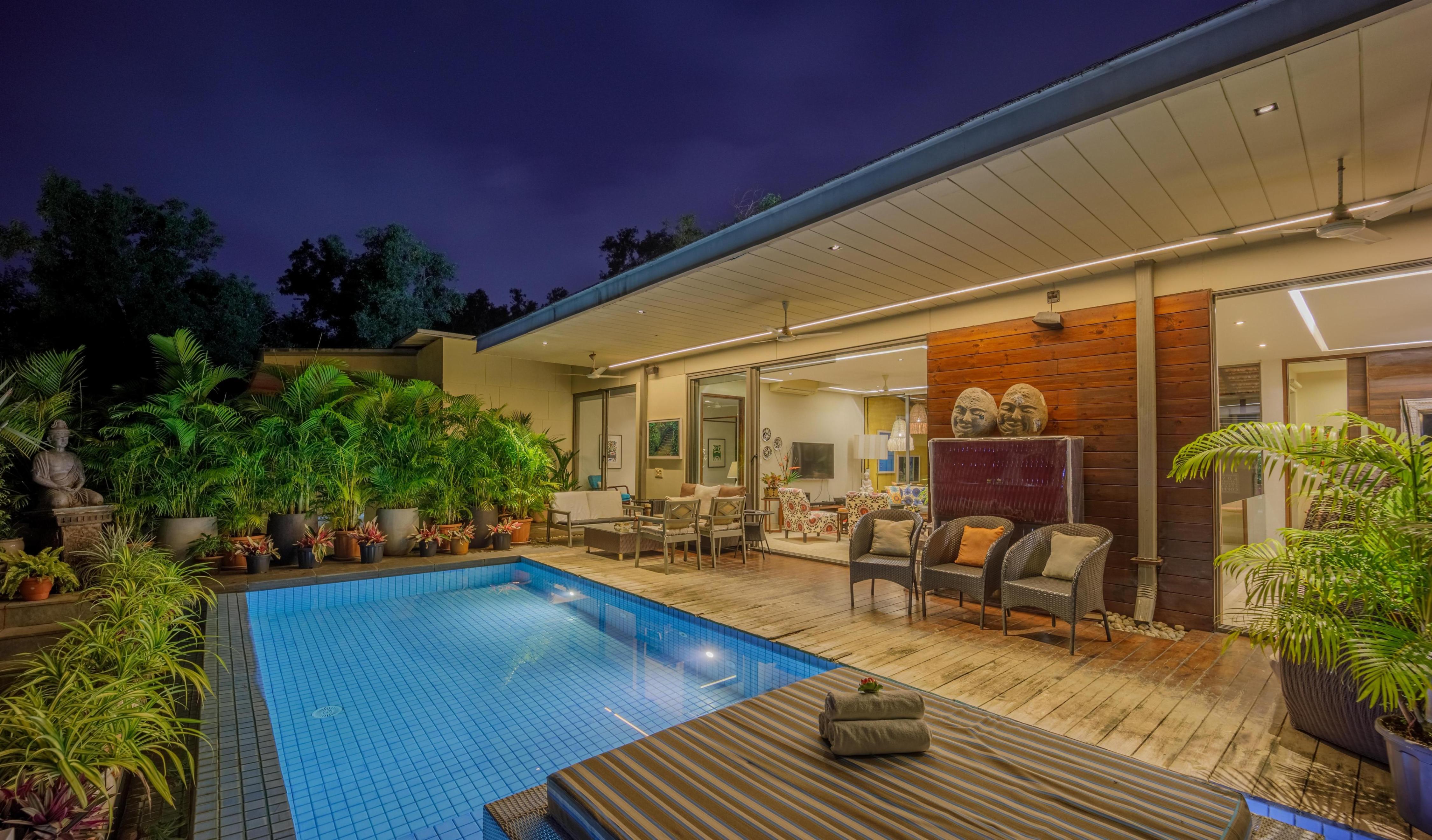 Hireavilla | Elara- 4BHK with Private Infinity Pool in Parra - Tap to explore photos