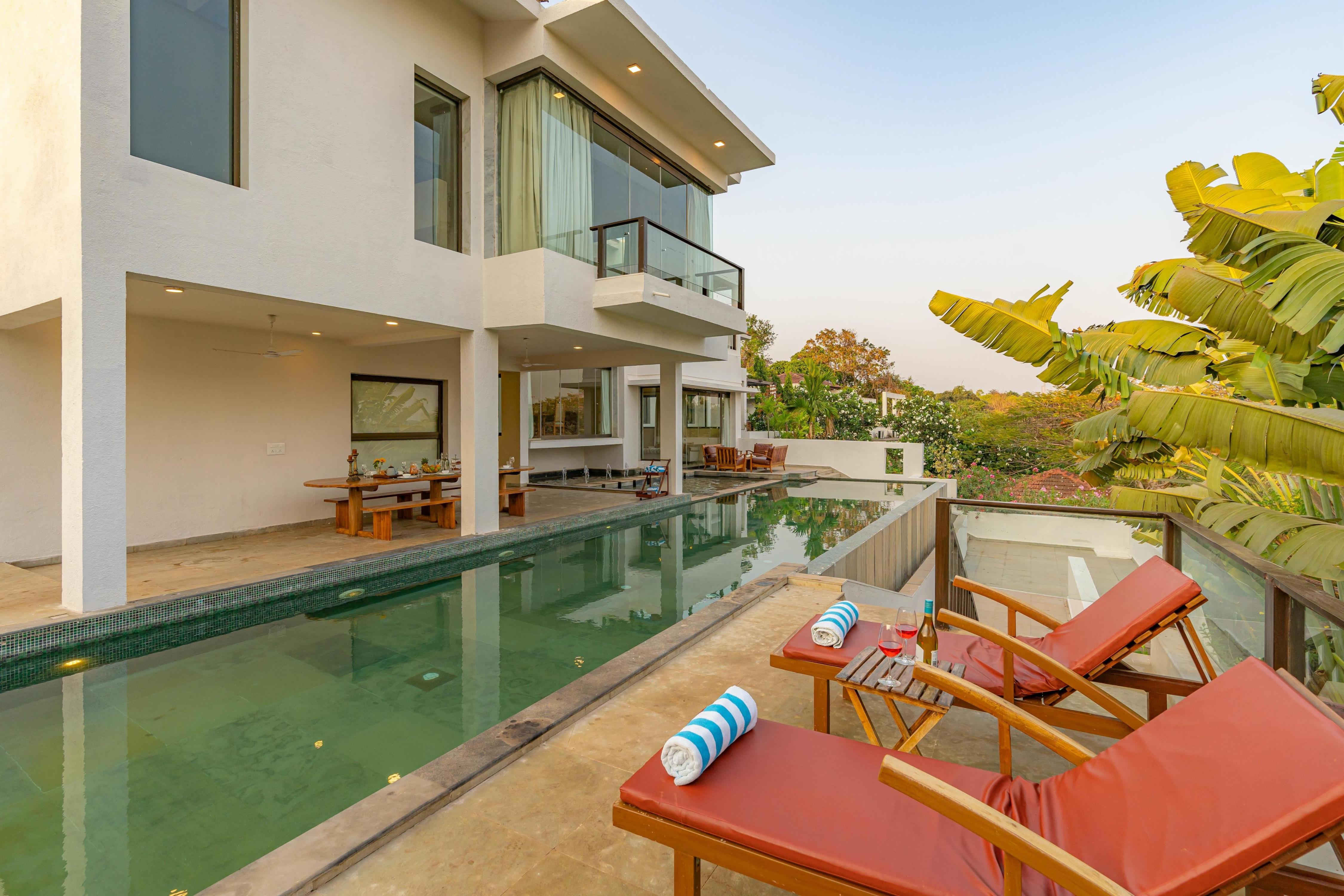 Hireavilla | Cliffhouse - 5BHK Hilltop Villa with Private Pool - Tap to explore photos