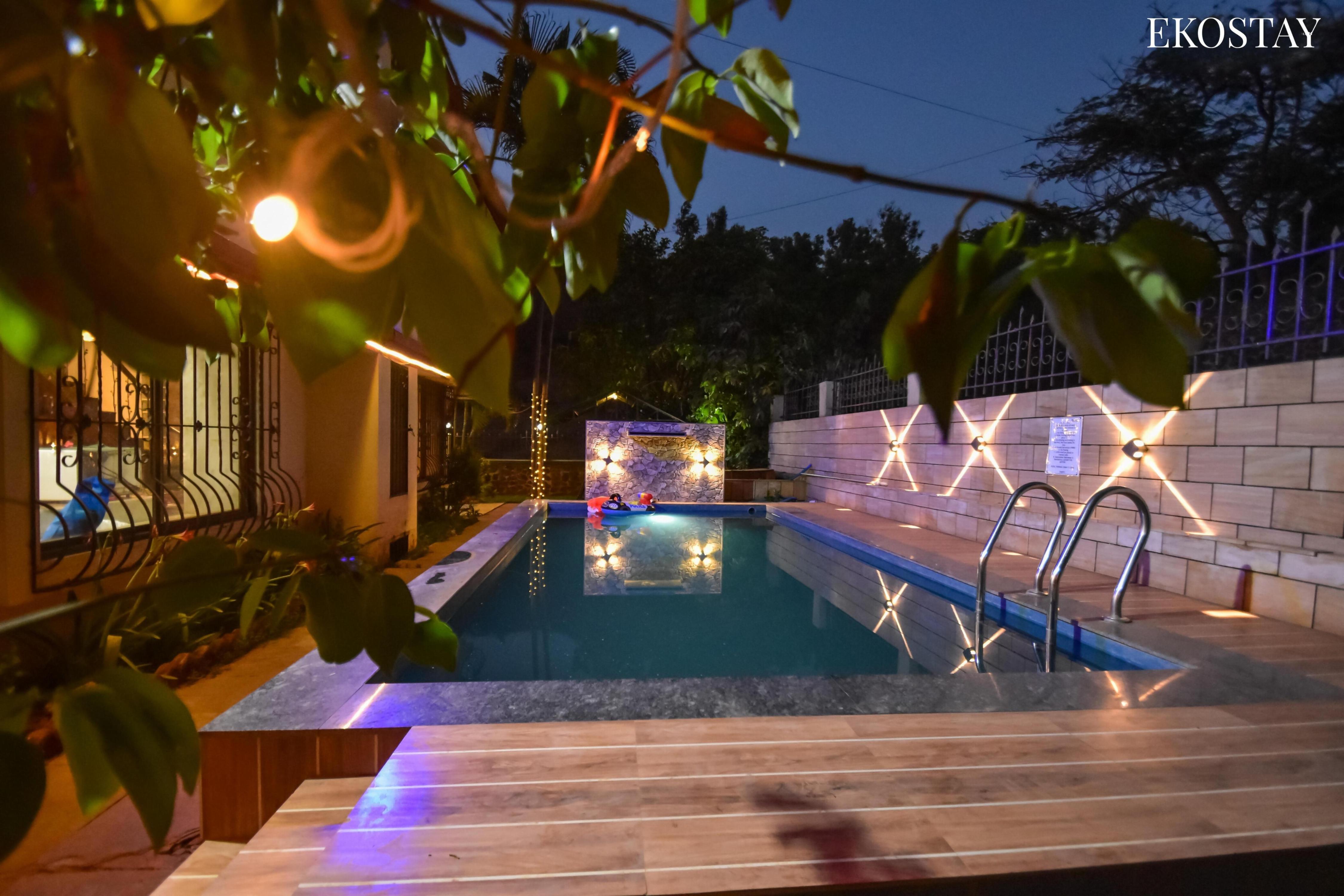 EKOSTAY - Hill View 2 BHK Pool Villa - Tap to explore photos