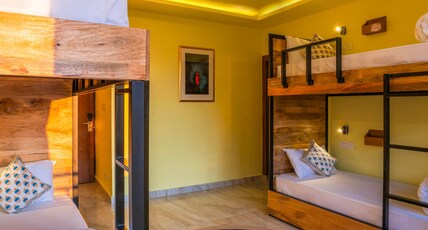 Zostel Dharamkot (Bhagsu) Room Type - 1 Bunk Bed | Deluxe 4 Bed Mixed Dorm (with balcony) | Shared en-suite washroom