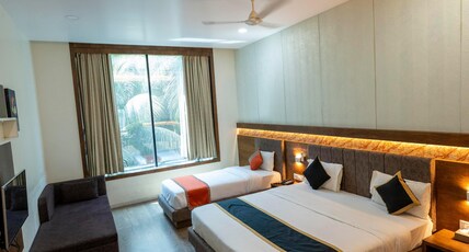 The Grand Astoria Somnath By Shivalaya Darshanam Room Type - SUPERIOR FAMILY (3 BED) ORCHID VIEW The Grand Astoria Somnath By Shivalaya Darshanam Room Type - SUPERIOR FAMILY (3 BED) ORCHID VIEW