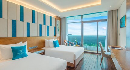 Mandila Beach Hotel Danang Room Type - Oceanfront Deluxe Twin Room with Balcony Mandila Beach Hotel Danang Room Type - Oceanfront Deluxe Twin Room with Balcony