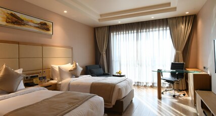 Harsha The Fern Shivamogga Room Type - Winter Green Room -Twin Bed Harsha The Fern Shivamogga Room Type - Winter Green Room -Twin Bed