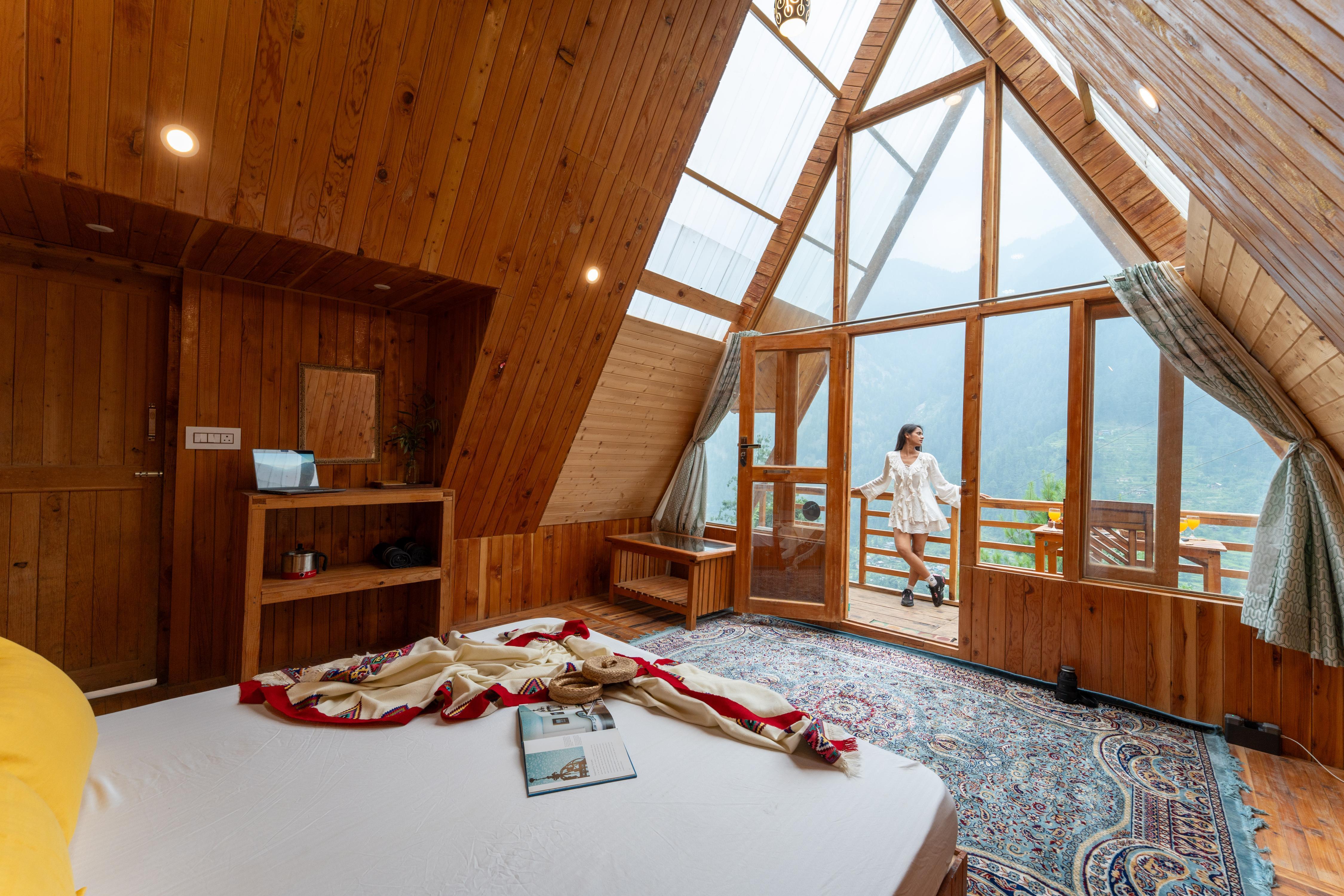 Hillside  A frame Cottage  Jibhi Room Type - Hillside  A frame Cottage  Jibhi